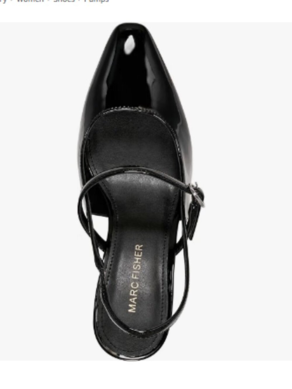 Marc Fisher Lanai Black Slingback Pumps – Women’s Size 6M